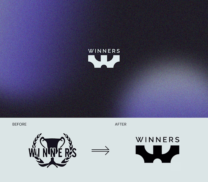 Winners — Brand Identity Redesign for a Strategic Growth Agency