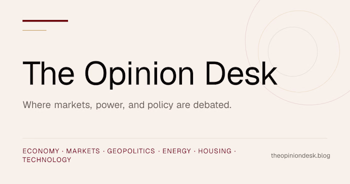 The Opinion Desk — Finance & Geopolitics Website