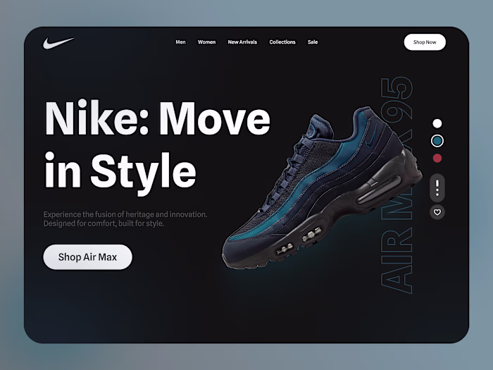 Nike Air Max – Landing Page