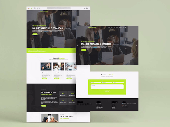 Responsive Landing Page Design for E-commerce Site