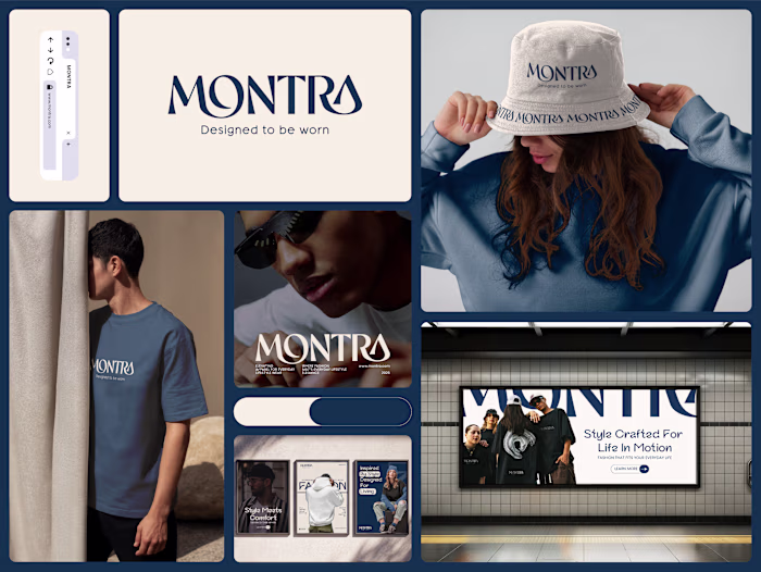 Montra — Minimal Clothing Brand Identity
