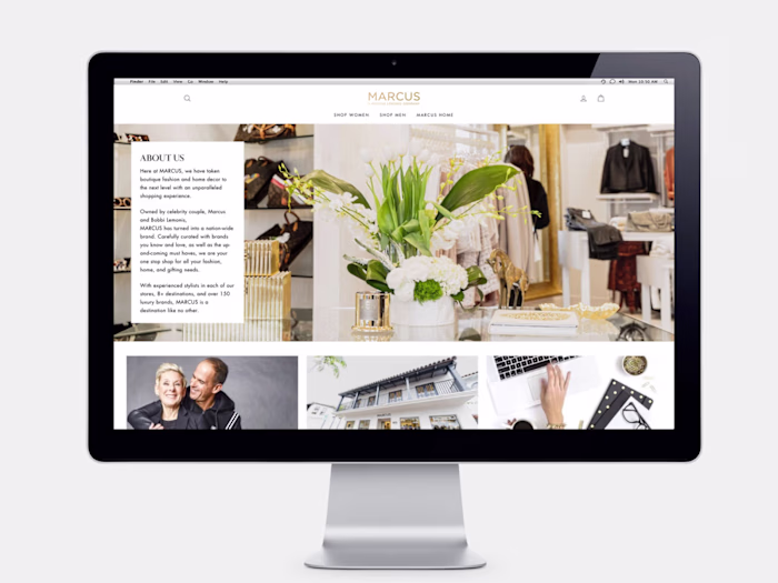 Shop Marcus — Brand Development