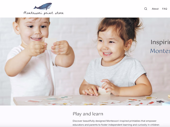 Montessori Print Shop