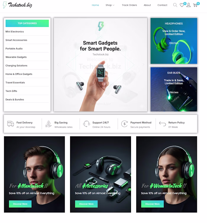 Techstock.biz (http://Techstock.biz), built and operated