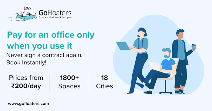 GoFloaters: Book Coworking Spaces for work and meetings