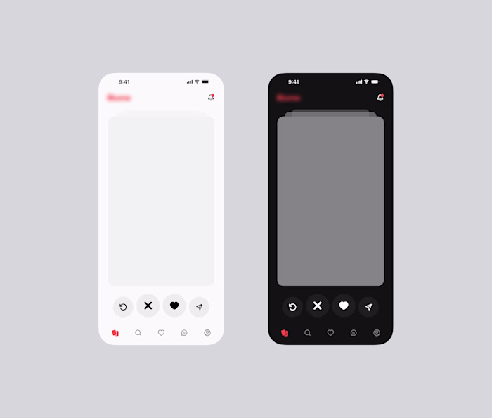 home page for dating app