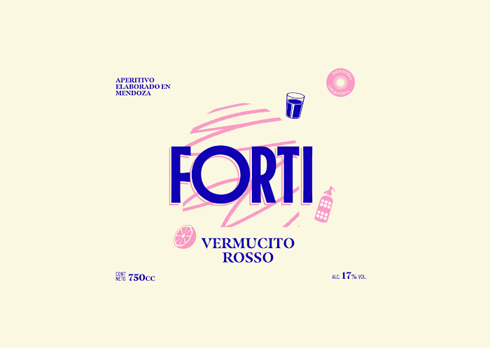 Forti Vermouth Branding