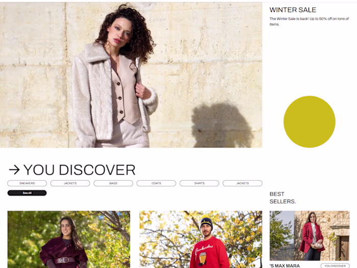 Shopify Homepage Redesign