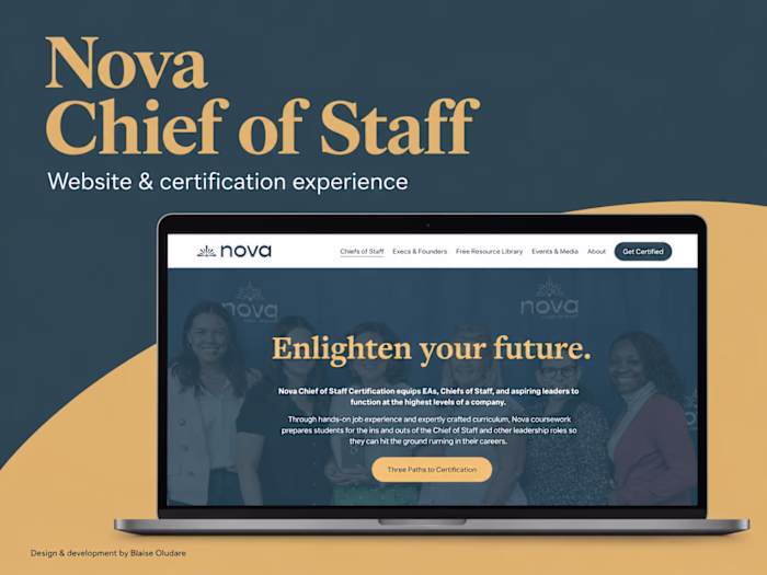 Nova Chief of Staff — Website, Course Setup & Kajabi Checkout