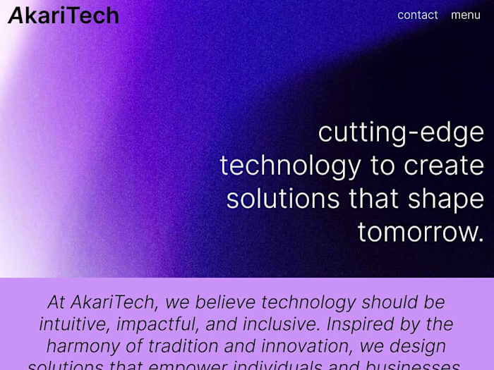 Tech start-up Web Design