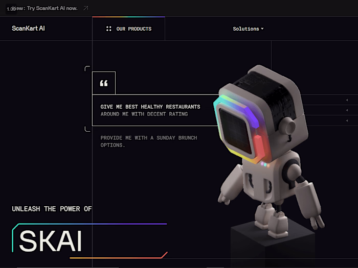 Scankart AI Bot and Website