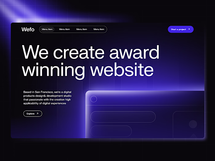 Wefo Agency - Framer Development & Figma Design