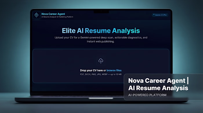 Nova Career Agent — Elite AI Resume Analysis & Publishing Pl...