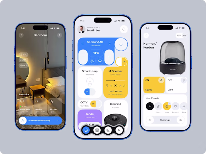 Smart Home Mobile App Design