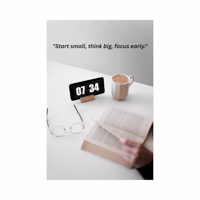 ​Title: Minimalist Morning Motivation Quote