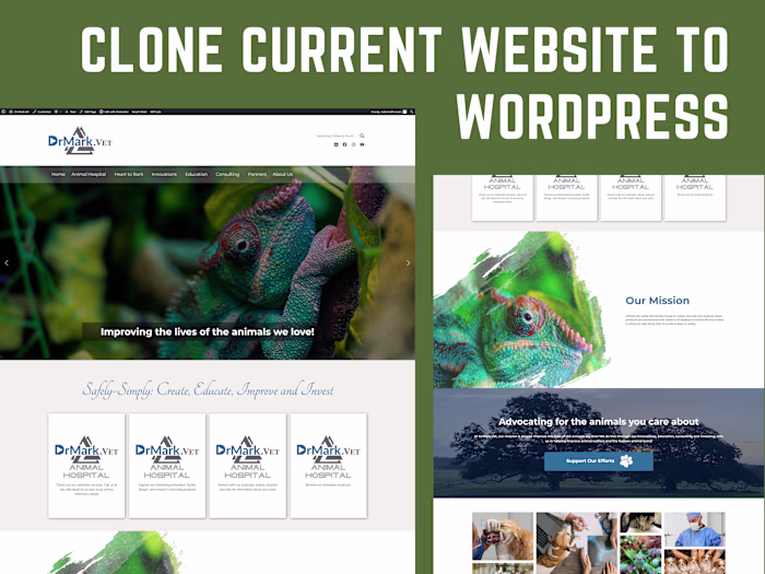 Clone Current Website to WordPress