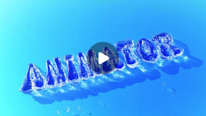 Liquid and Water Morphing 3D Animation