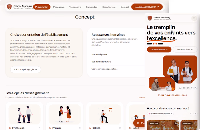 School Academy | Cambridge School Website El Jadida