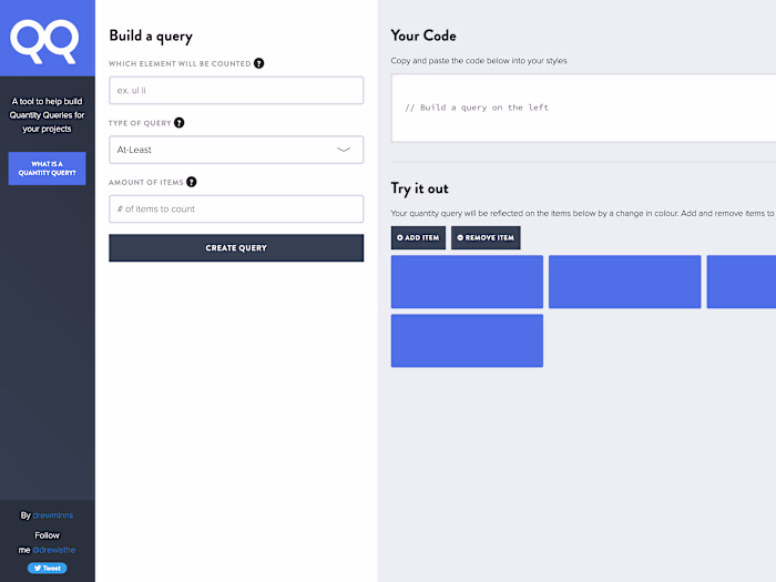 QQ - Quantity Queries Builder