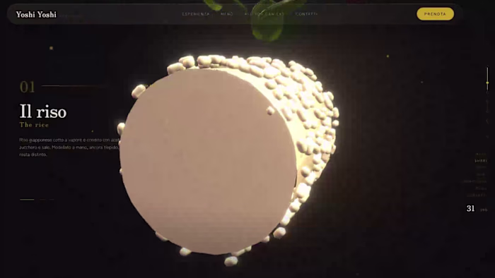 Yoshi Yoshi — Interactive 3D Sushi Experience (WebGL)