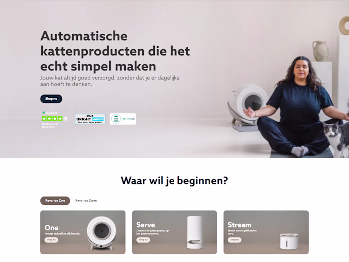 Revo-loo — Shopify E-commerce Website | Instant Page Builder