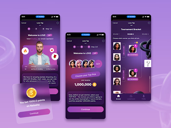 Love Tap — Telegram Mini