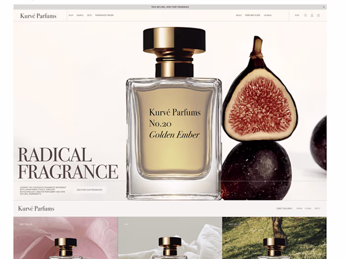 French perfume website
