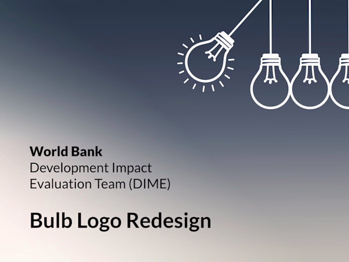 Logo Redesign - DIME Team at World Bank