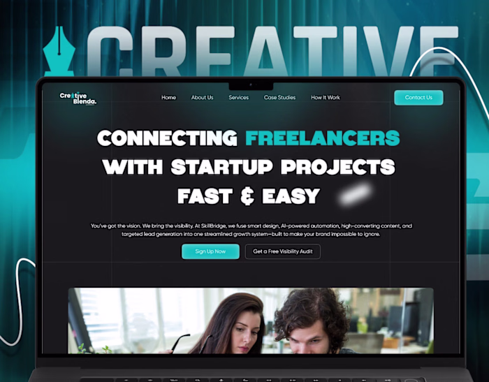 Creative Agency Landing Pages Figma Design