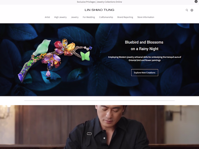 LinShiaoTung Luxury Jewelry Website update and redesign