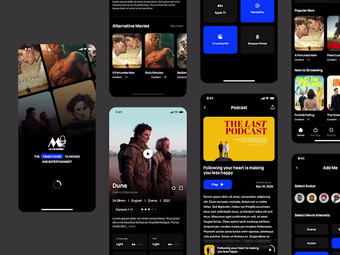 UI/UX Design | Movieguide Application