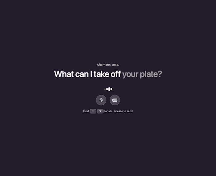 Peaky: a voice-first AI companion for Mac