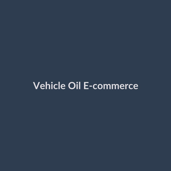 Vehicle Motor Oil - E-commerce Website