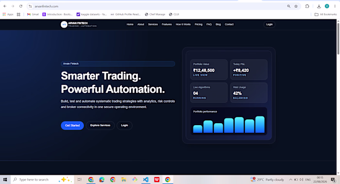 Algorithmic Trading & Automation Platform

A