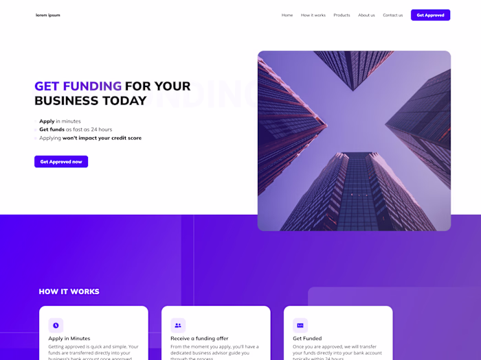 Business website