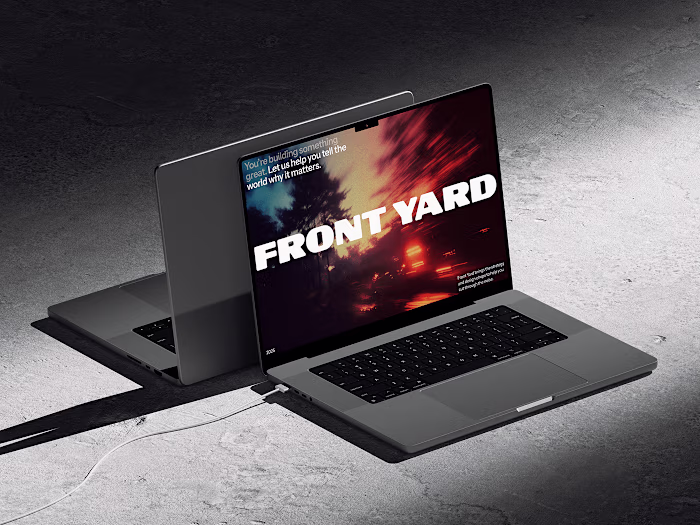 Front Yard — Agency Pitch Deck Design