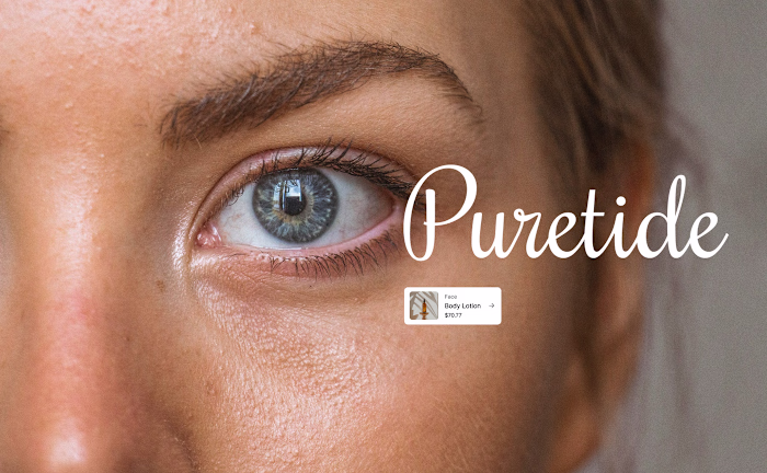 Puretide - E-commerce website