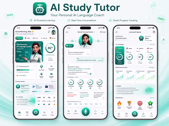 AI Agent Tutor Mobile App
An