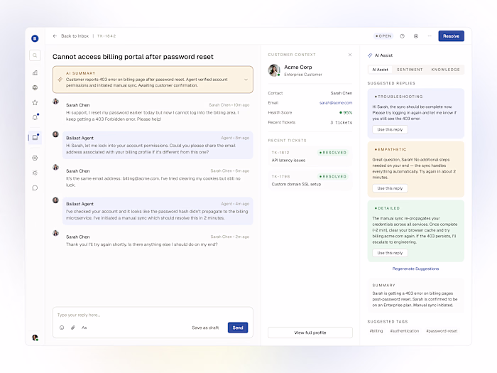 Working on an AI-powered CRM.