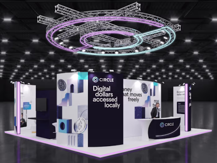 Circle Booth at Singapore Fintech Festival