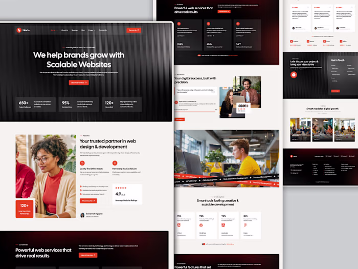 Nexto — Web Agency Landing