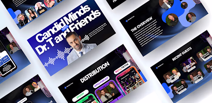 Podcast Media Kit Design for Candid Minds