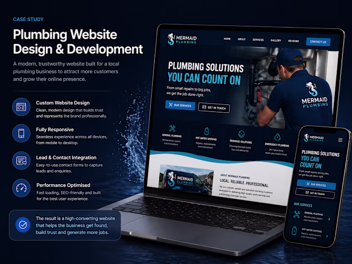 Lead Generation Website for Local Plumbing Business