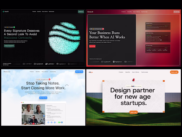 Hero /motion /web designs