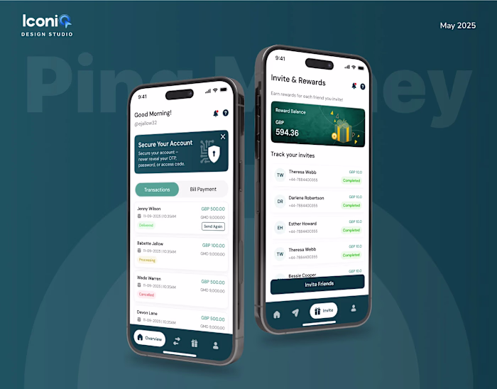 Fintech App Design | Mobile App Design | UI\UX Design