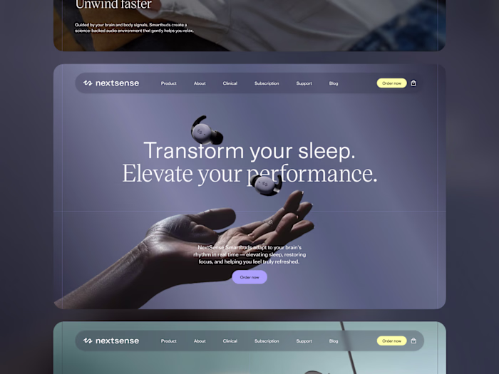 Sleep Technology eCommerce Experience Design