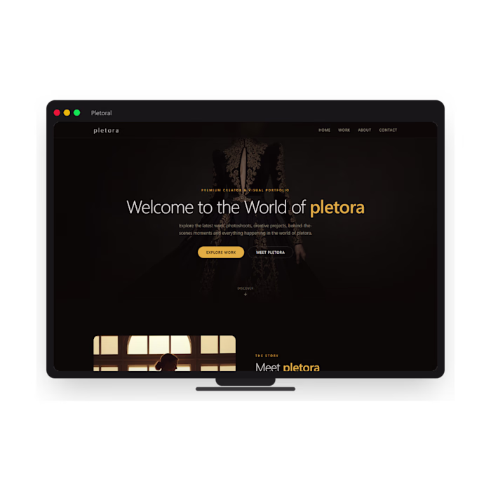 Built a Visual Photography Website