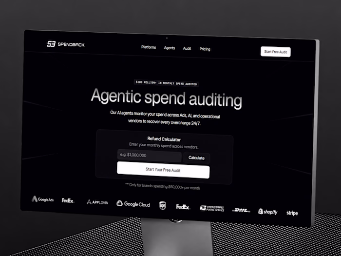 Spendback — Brand Identity & Agentic Web Experience