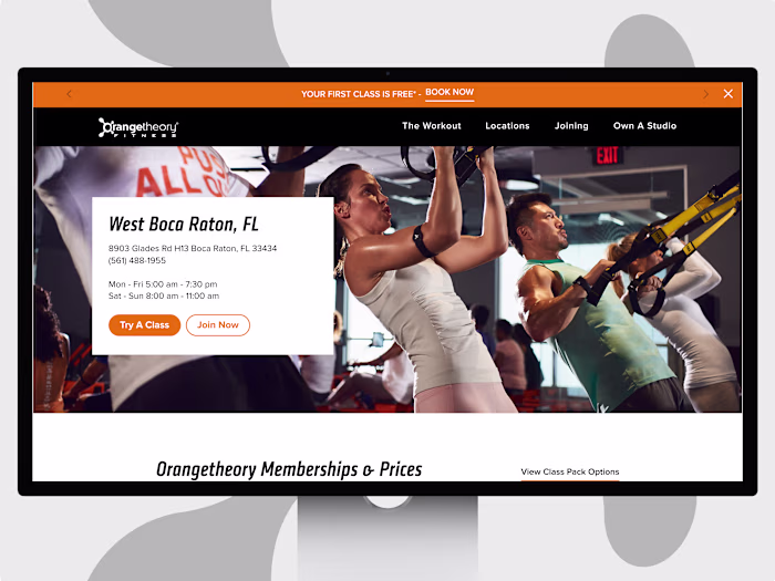 Orangetheory Checkout and Campaign Revamp