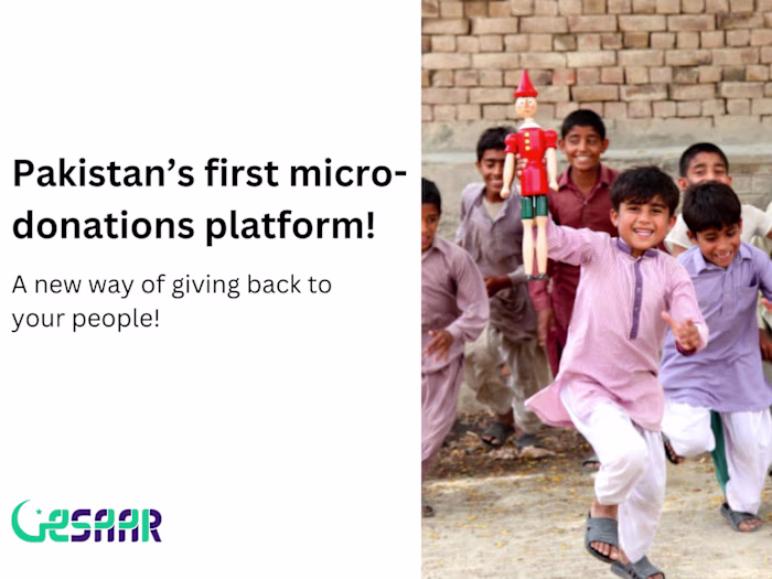 Esaar: Micro-donations platform for emerging markets